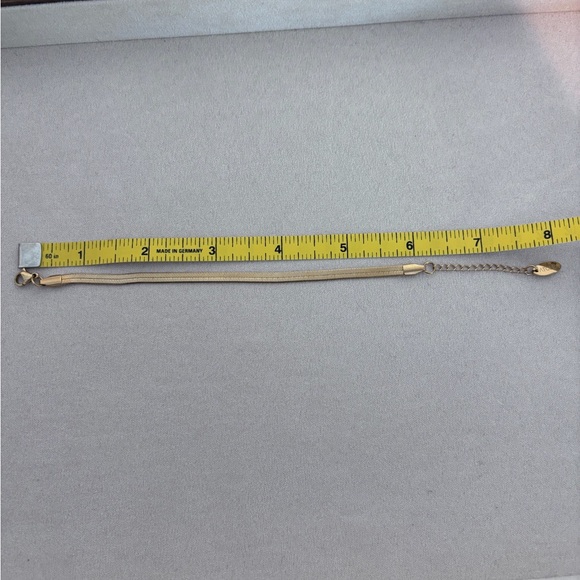 Atolea Kauai Gold-Tone Stainless Steel Herringbone Waterproof Bracelet - Picture 6 of 7